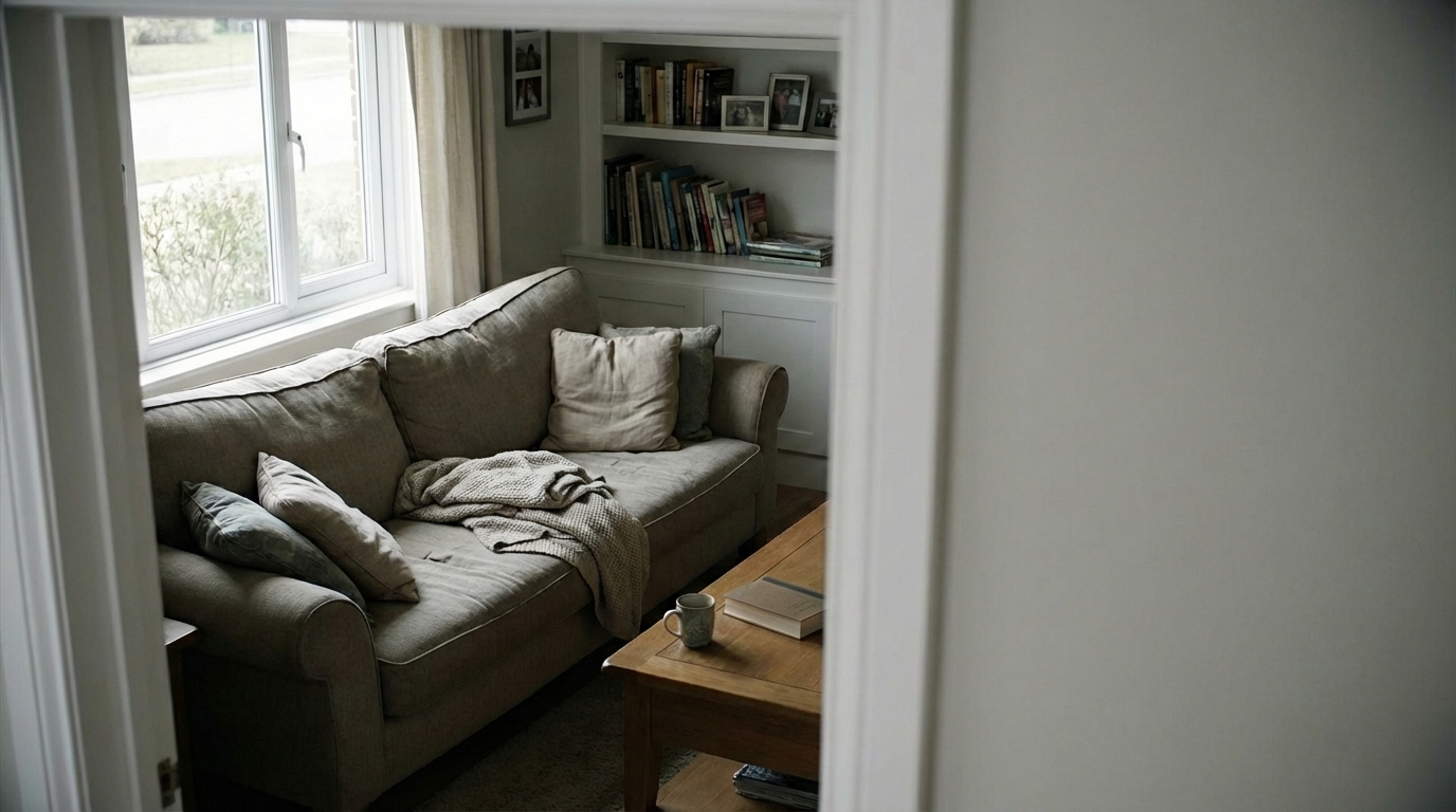 Private residence at rest, ordinary and unguarded